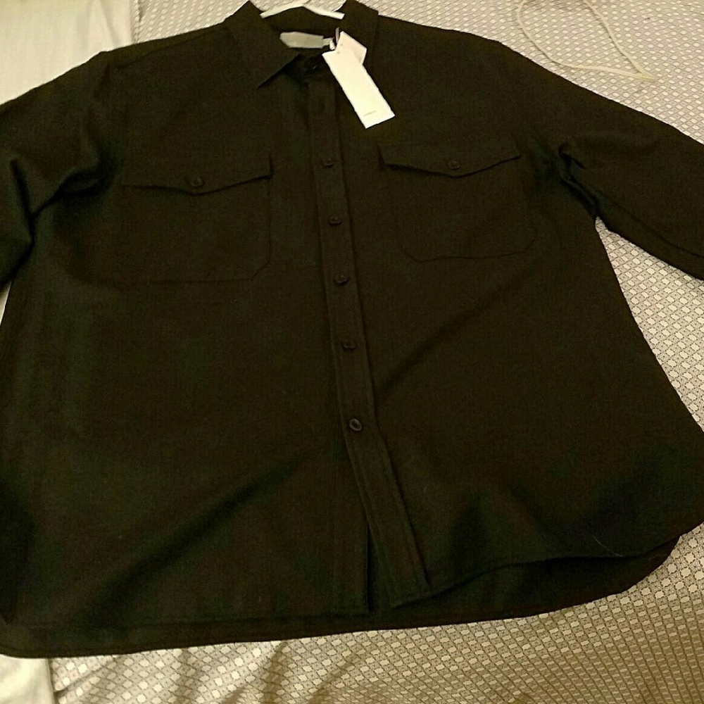 VINCE CAMUTO XL LONG SLEEVE BUTTON UP DRESS SHIRT